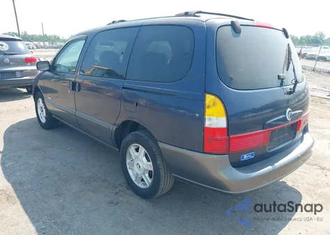 2001 Mercury Villager Sport z USA, uszkodzony, nr VIN 4M2ZV12T91DJ11429